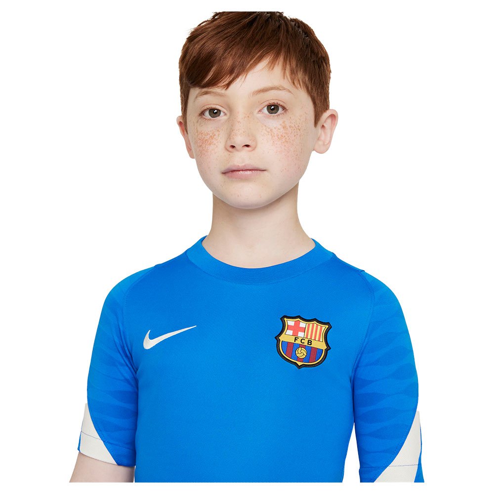 Nike FC Barcelona 21/22 Strike Dri Fit Junior Kurzarm T-Shirt