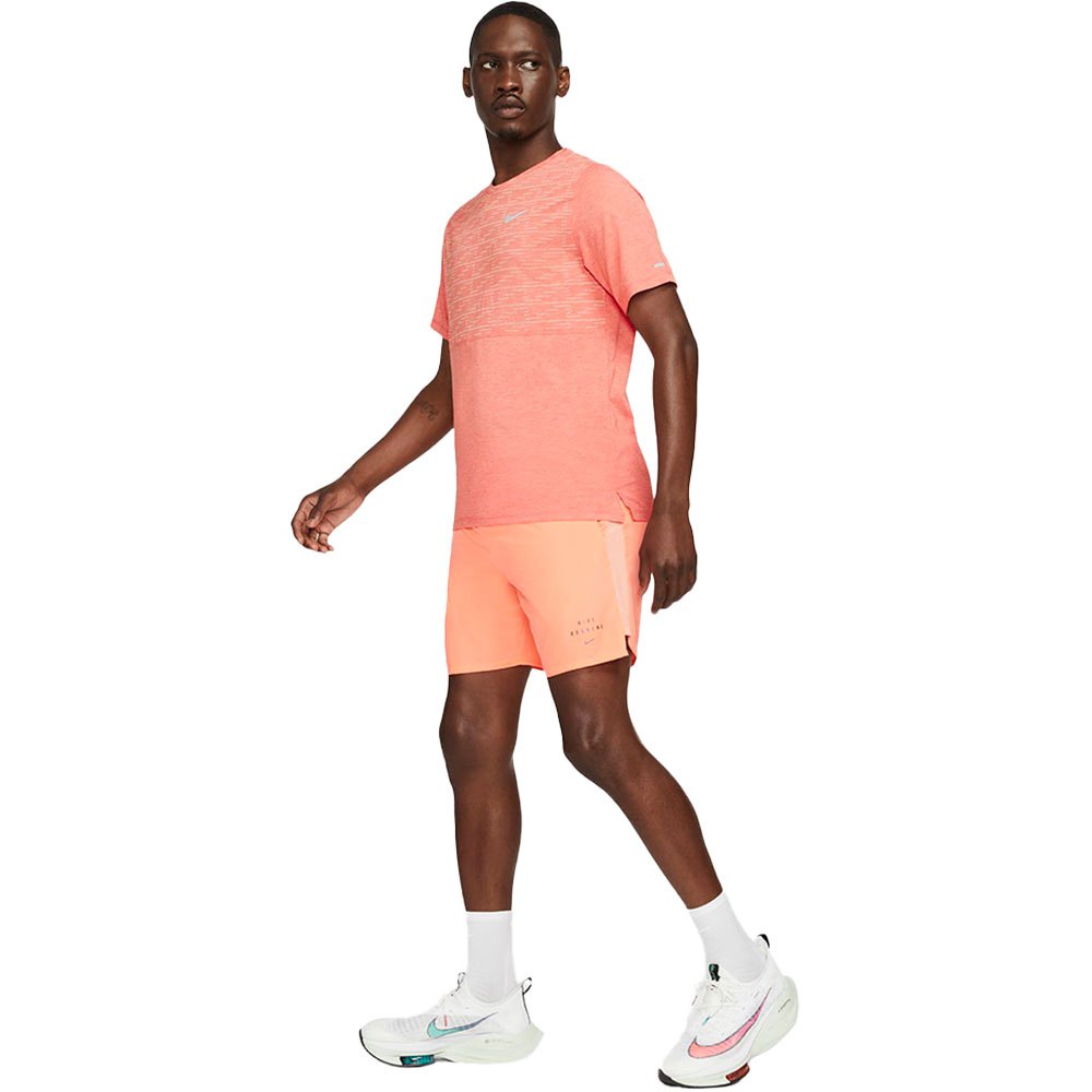 Nike Dri Fit Run Division Miler T-shirt met korte mouwen