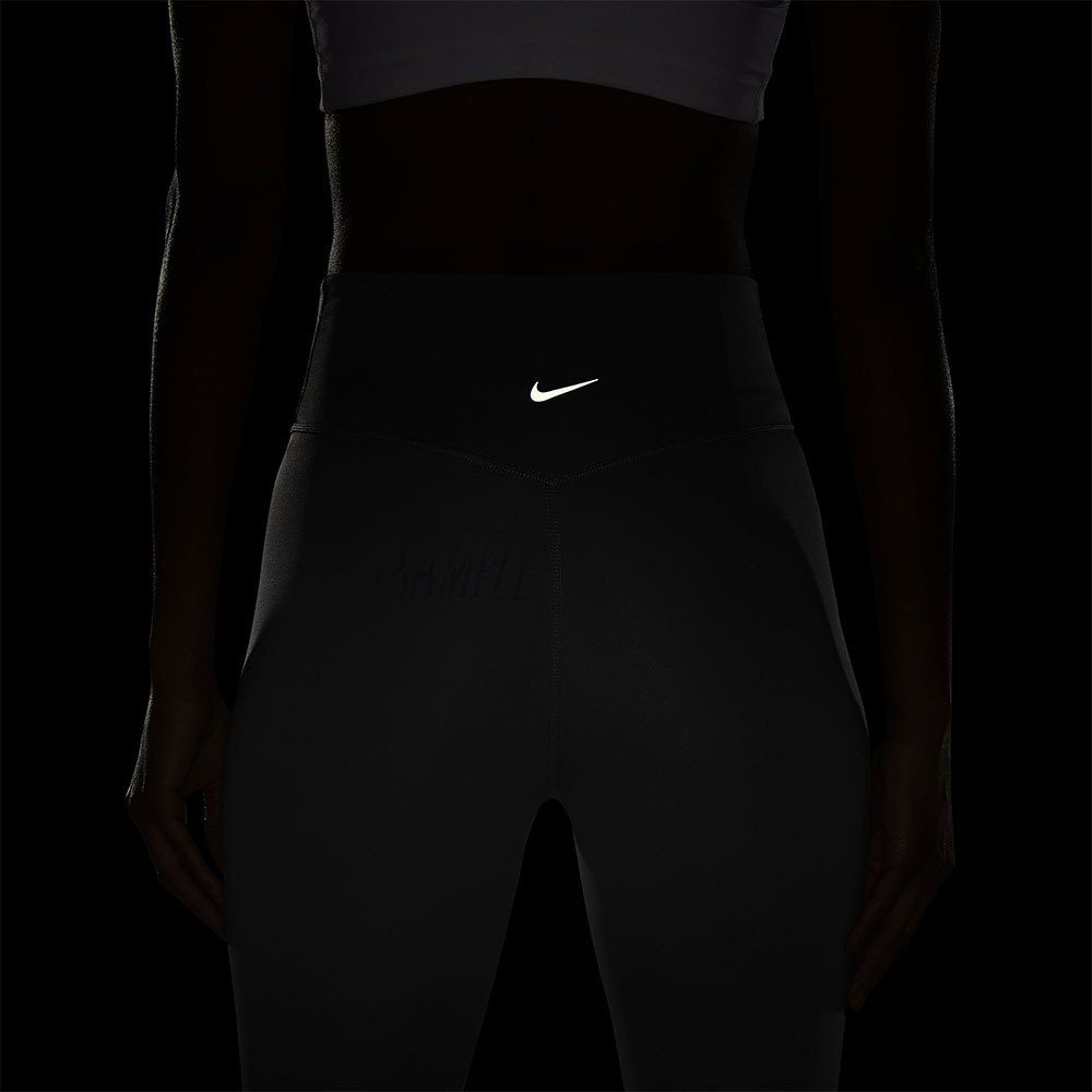Nike Apertado Dri Fit Swoosh Run Mid Rise 7/8