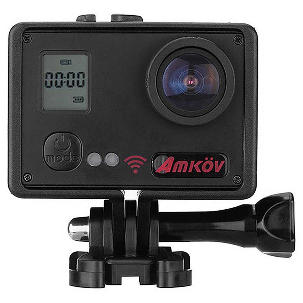 satisfaction Magnetic Admit Amkov AMK7000S Action Camera 4K, Black | Bikeinn