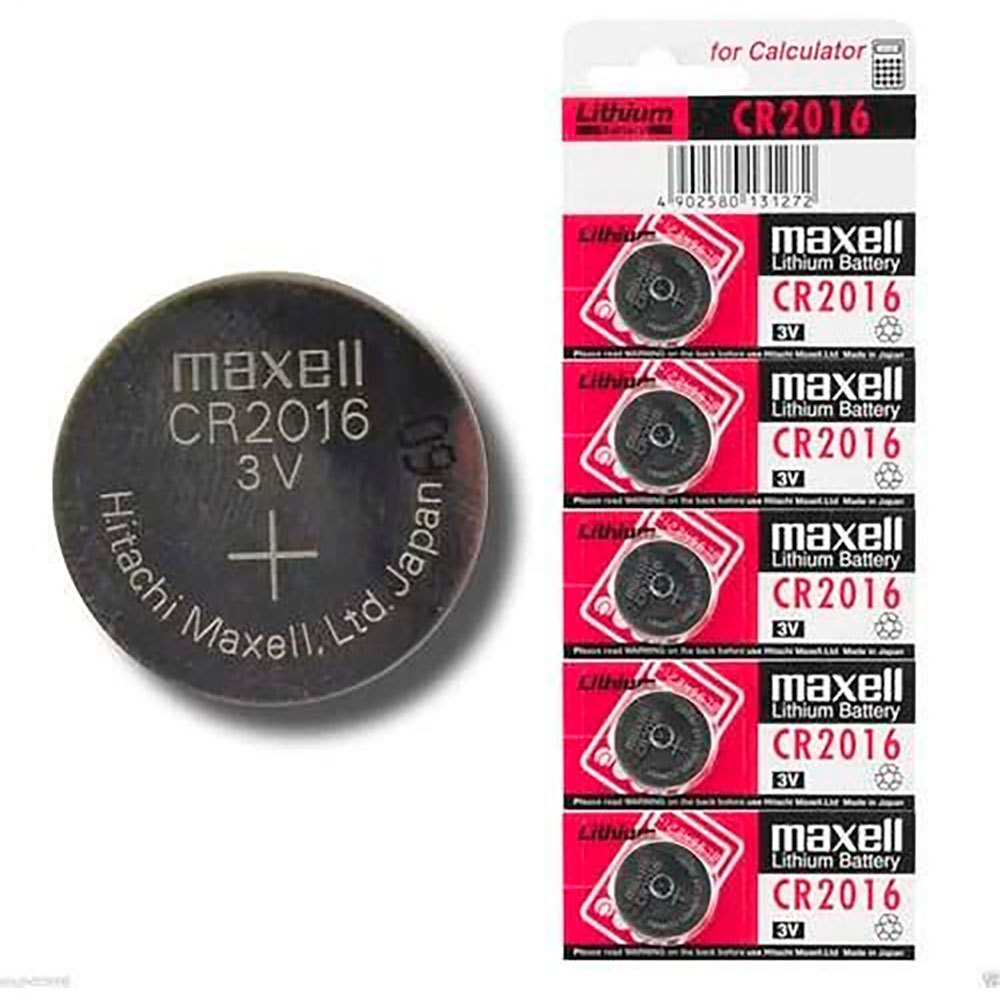 maxell-cellule-bouton-cr2016-80mah-3v-5-untis