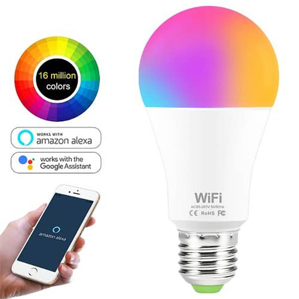 Oemn Wifi Smart Led Bulb Rgb E27 Multicolour 10W Multicolor|