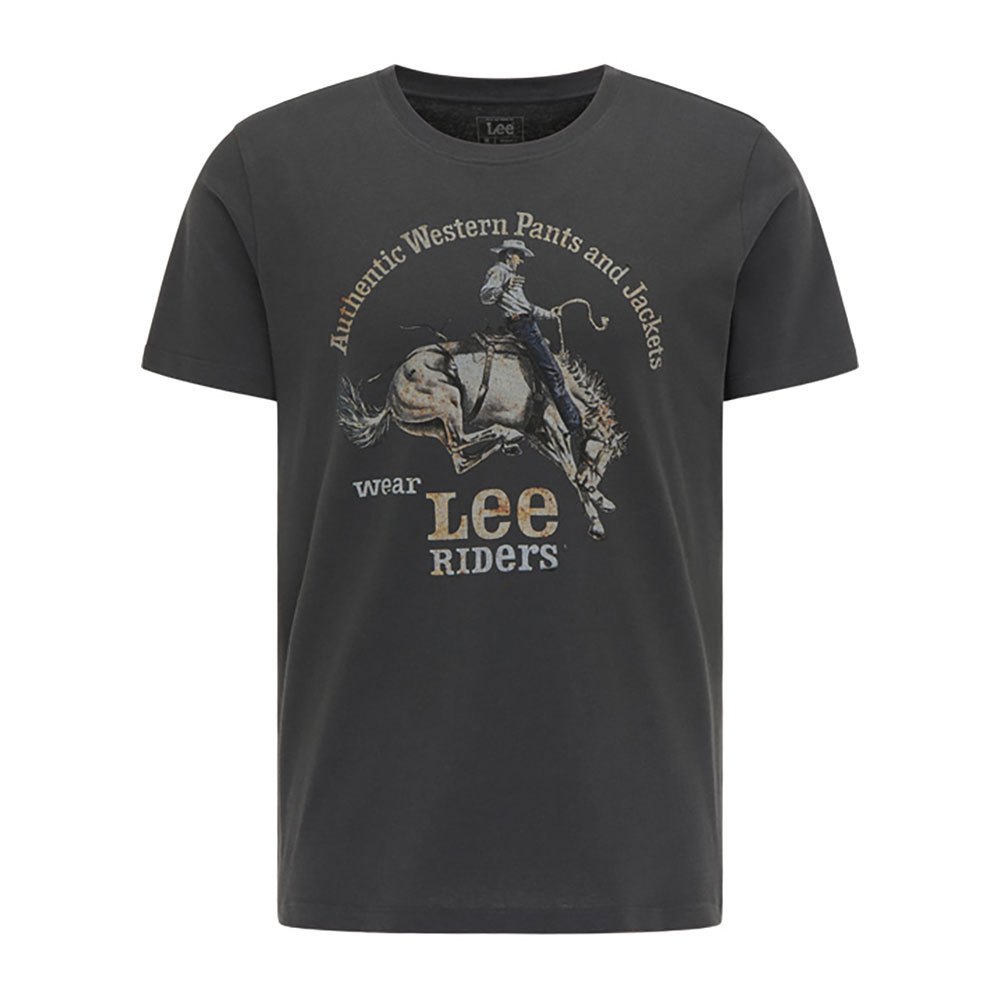 Lee Rider Short Sleeve T-Shirt Black | Dressinn