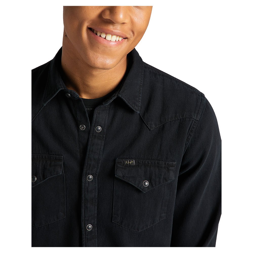 lidenskabelig Tilgivende Fascinate Lee Regular Western Shirt Black | Dressinn