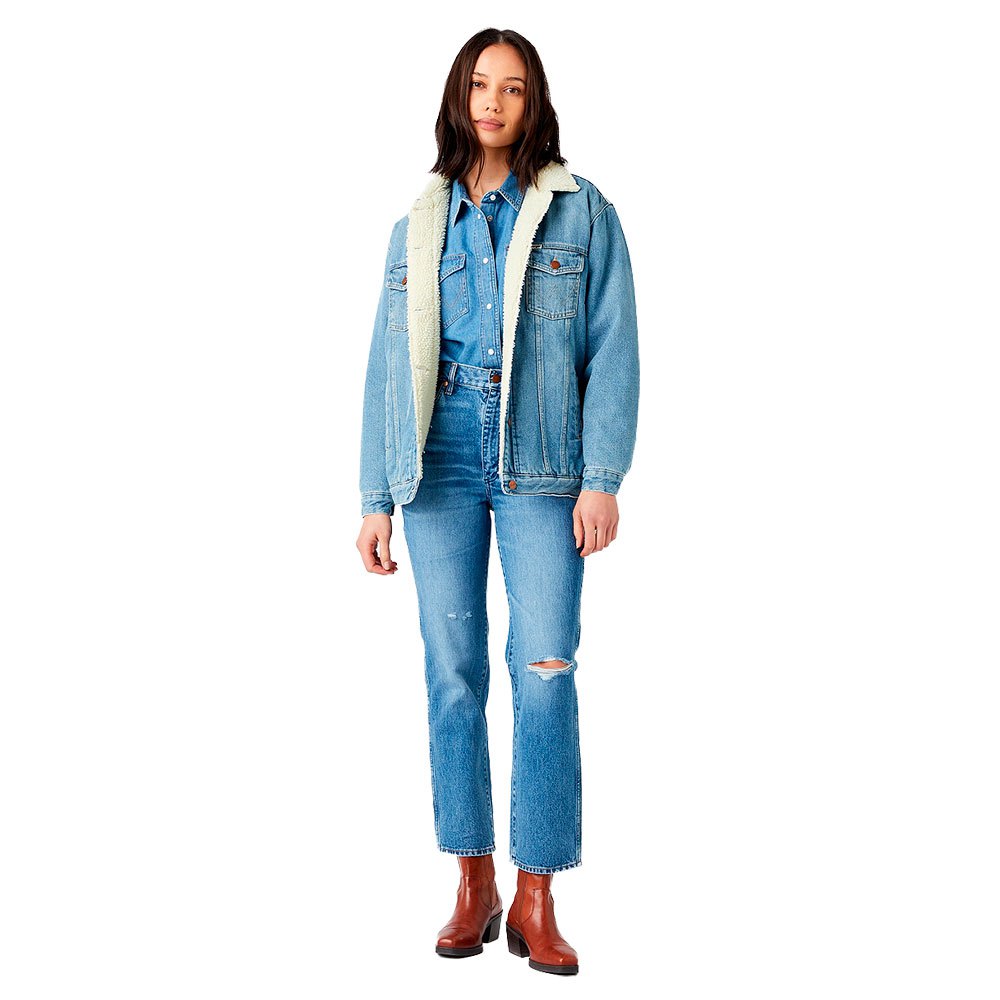 Wrangler Camicia Di Jeans A Maniche Lunghe Heritage