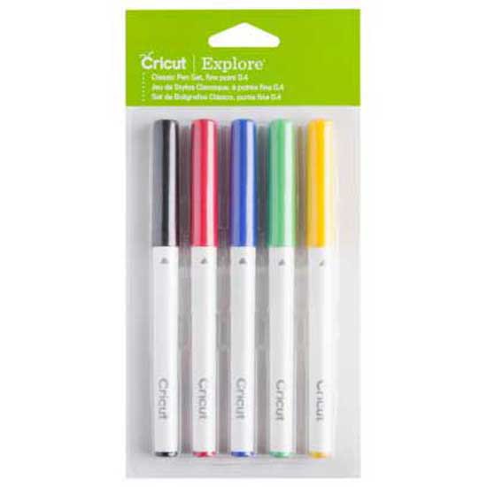 Cricut 2007635 Fine Point Pen Set, Classic (5 Ct), 5 Pack