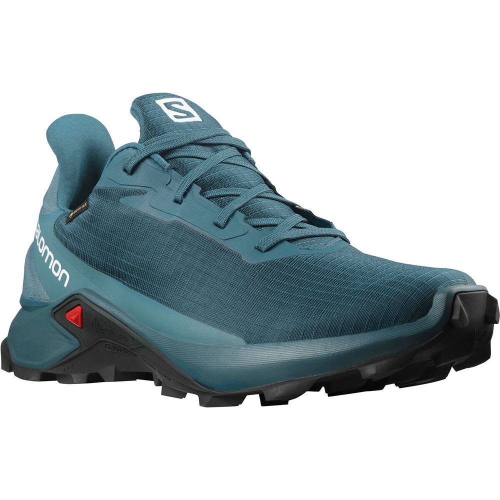 aanklager speer Geurloos Salomon Alphacross 3 Goretex Trail Running Shoes Blue | Runnerinn