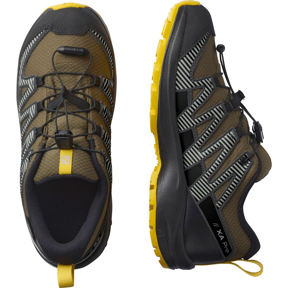 Salomon XA Pro V8 CSWP Unisex Niños Zapatillas Impermeables Trail Running Senderismo 
