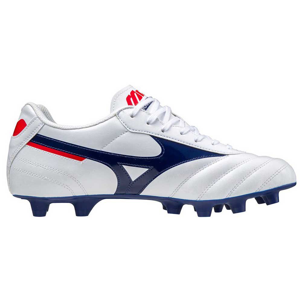 Mizuno Men Morelia II Club MD Cleats Blue White Football Boot Spike P1GA201625 