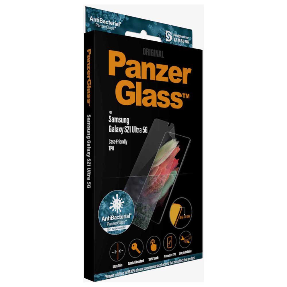 Panzer glass Samsung S21 Ultra Antibakteriell skjermbeskytter