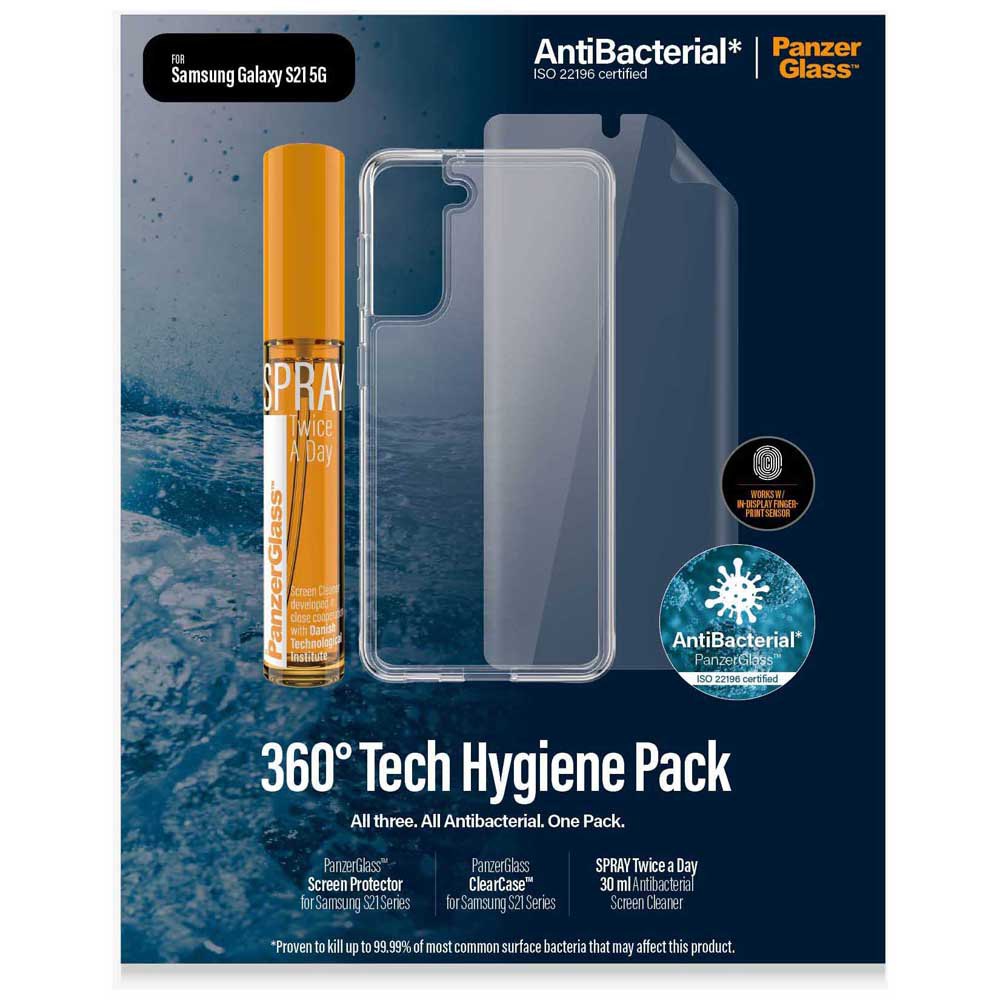 Panzer glass Antibakteerinen Hygieniapaketti Samsung S21