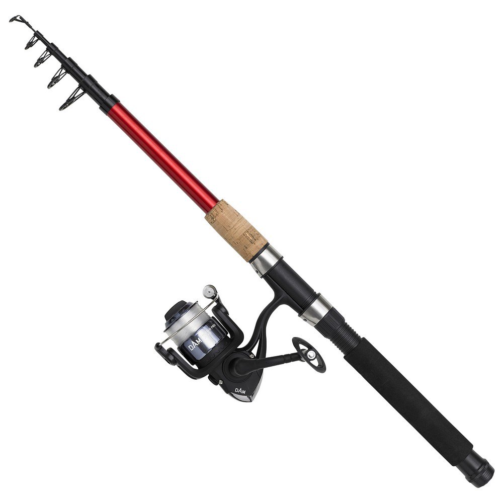 DAM Fighter Pro Combo Tele Pole Fixed Rod with Float 5,0m Set 
