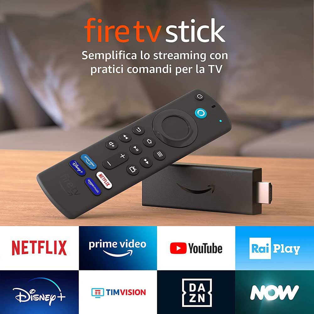 Amazon Fire TV Stick 2021 With Remote Потоковый Медиаплеер Черный| Techinn