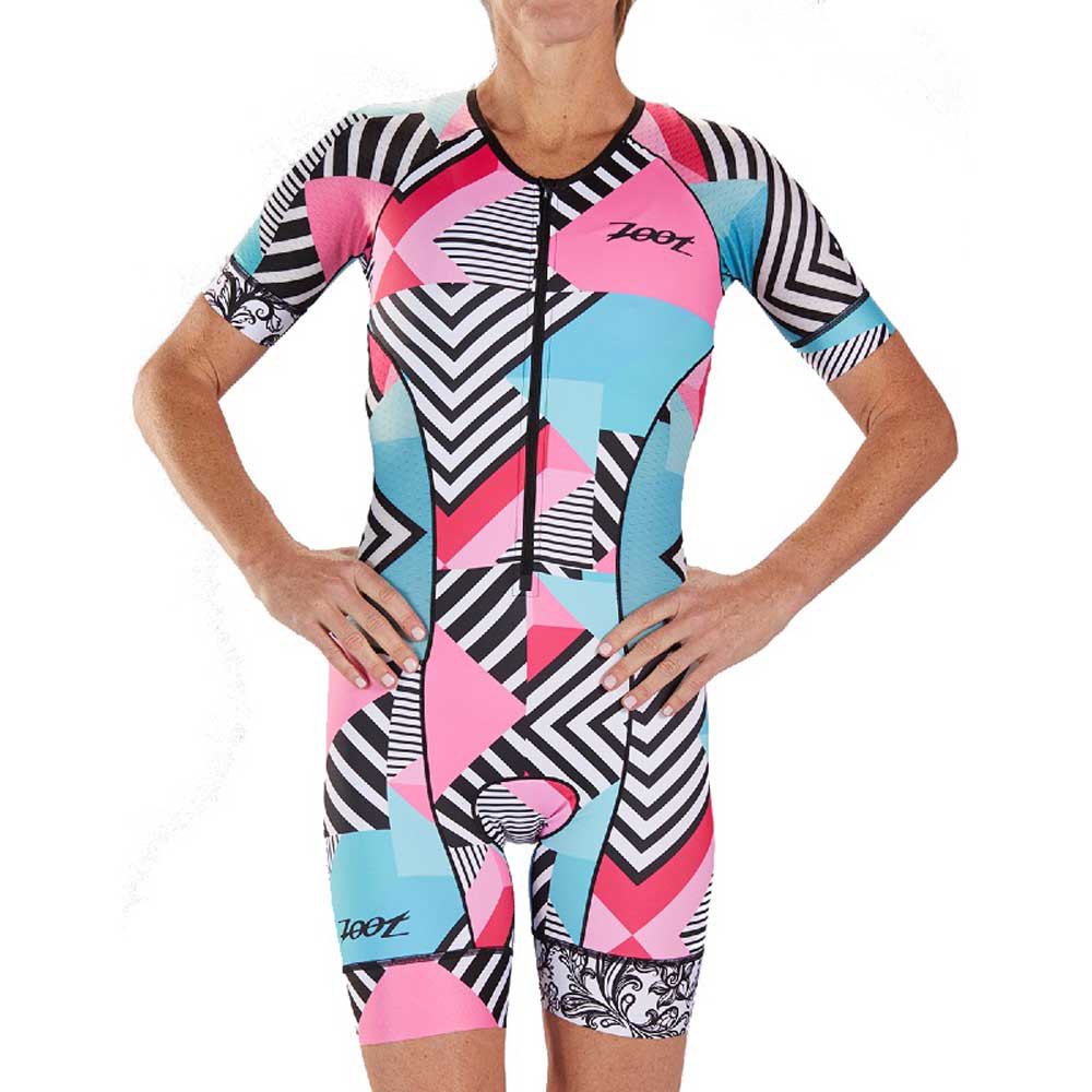 ZOOT Womens Small Tri Suit Custom Pink Camo LTD Trisuit Racesuit Skinsuit S 