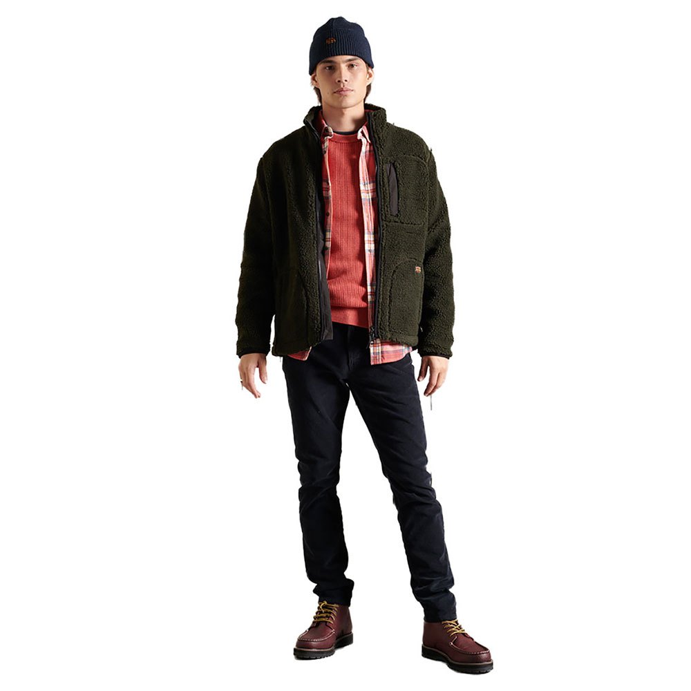 Superdry Academy Dyed Textured Crew Trui