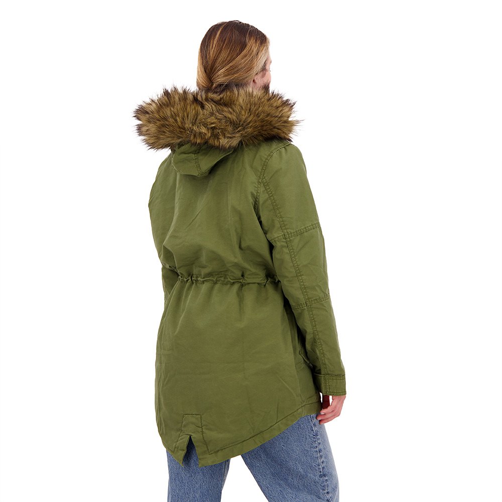 Superdry Military Fishtail Parka in Green Womens Clothing Coats Parka coats 