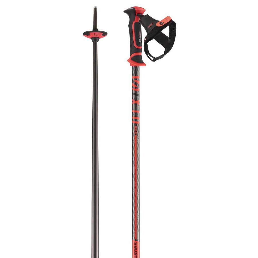 Salomon X10 Ergo S3 Ski Poles Black/Red 