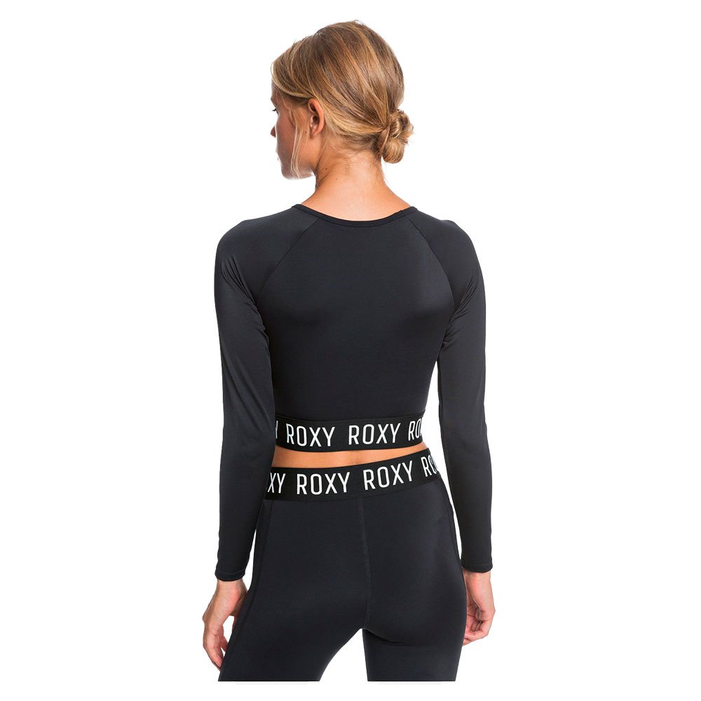 Roxy Långärmad T-shirt Fitness Crop Lycra
