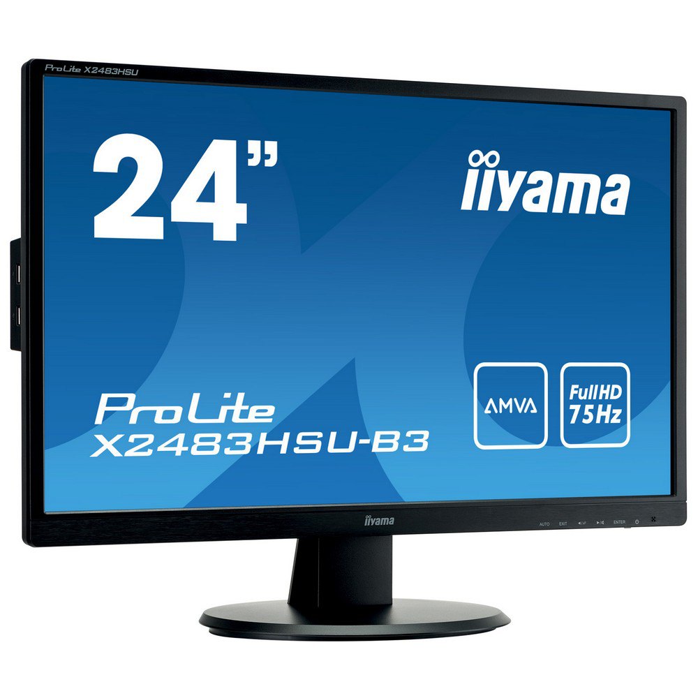 Iiyama 감시 장치 ProLite X2483HSU-B3 24´´ Full HD LED 60Hz