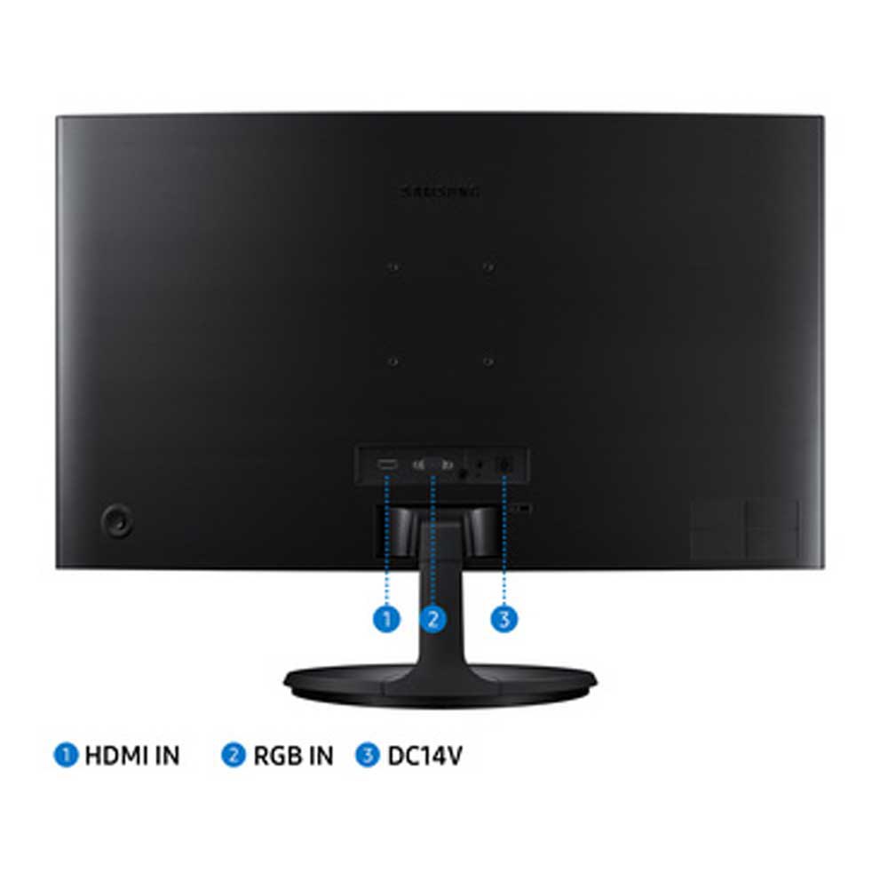 Samsung C24F390FHR 24´´ Full HD LED buet skærm 60Hz