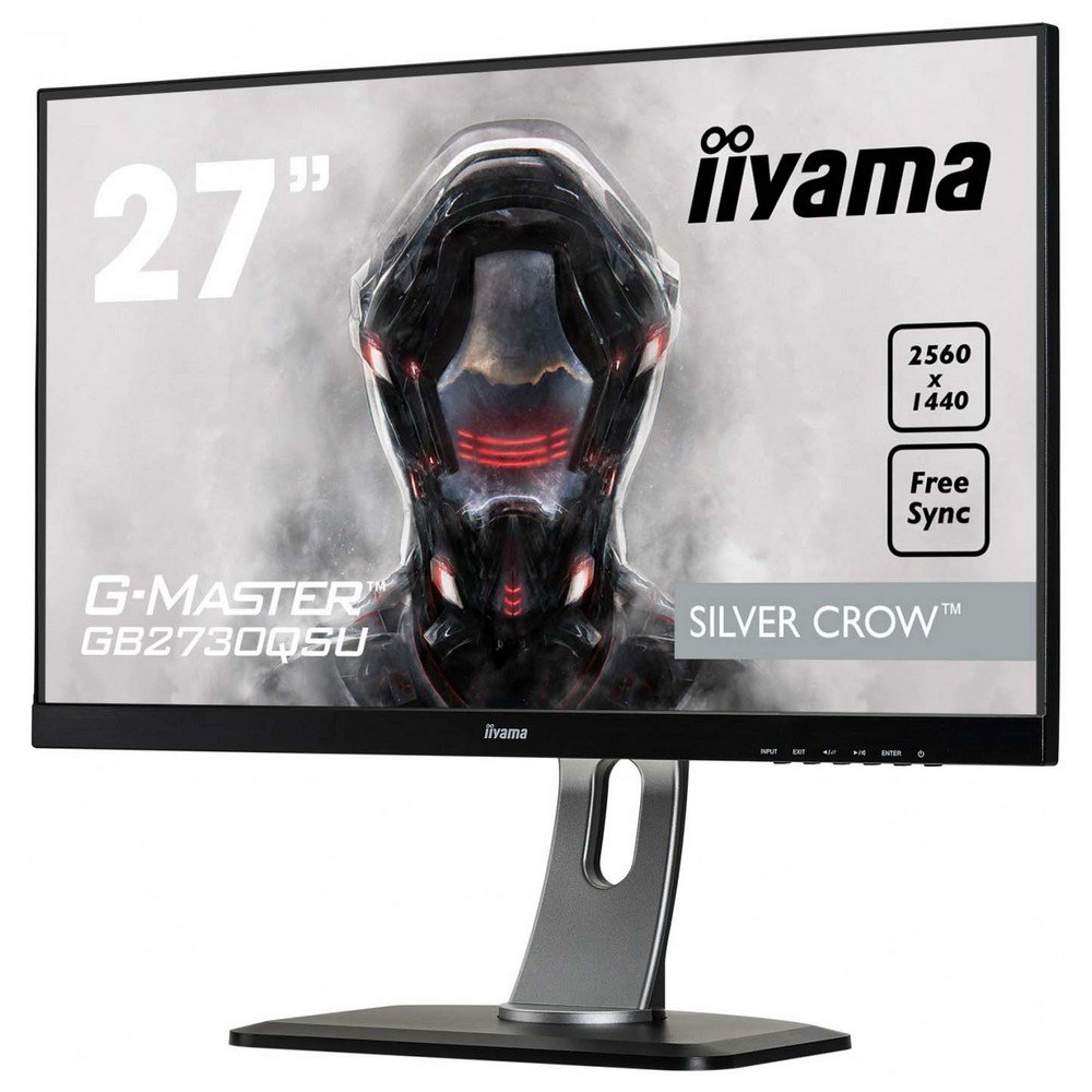 Iiyama Monitori Gaming G-Master Silver Crow GB2730QSU-B1 27´´ QHD LED 75Hz