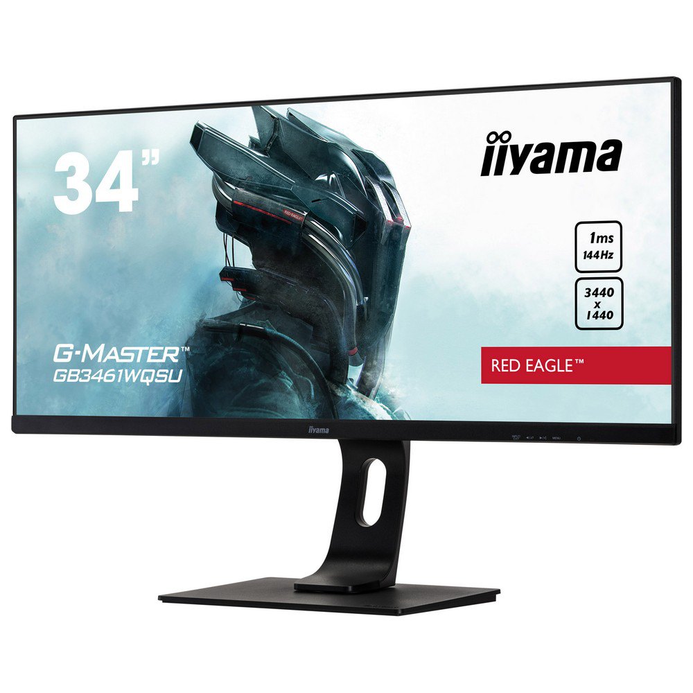 Iiyama Gaming Monitor G-Master Red Eagle GB3461WQSU-B1 34´´ UWQHD IPS LED 144Hz