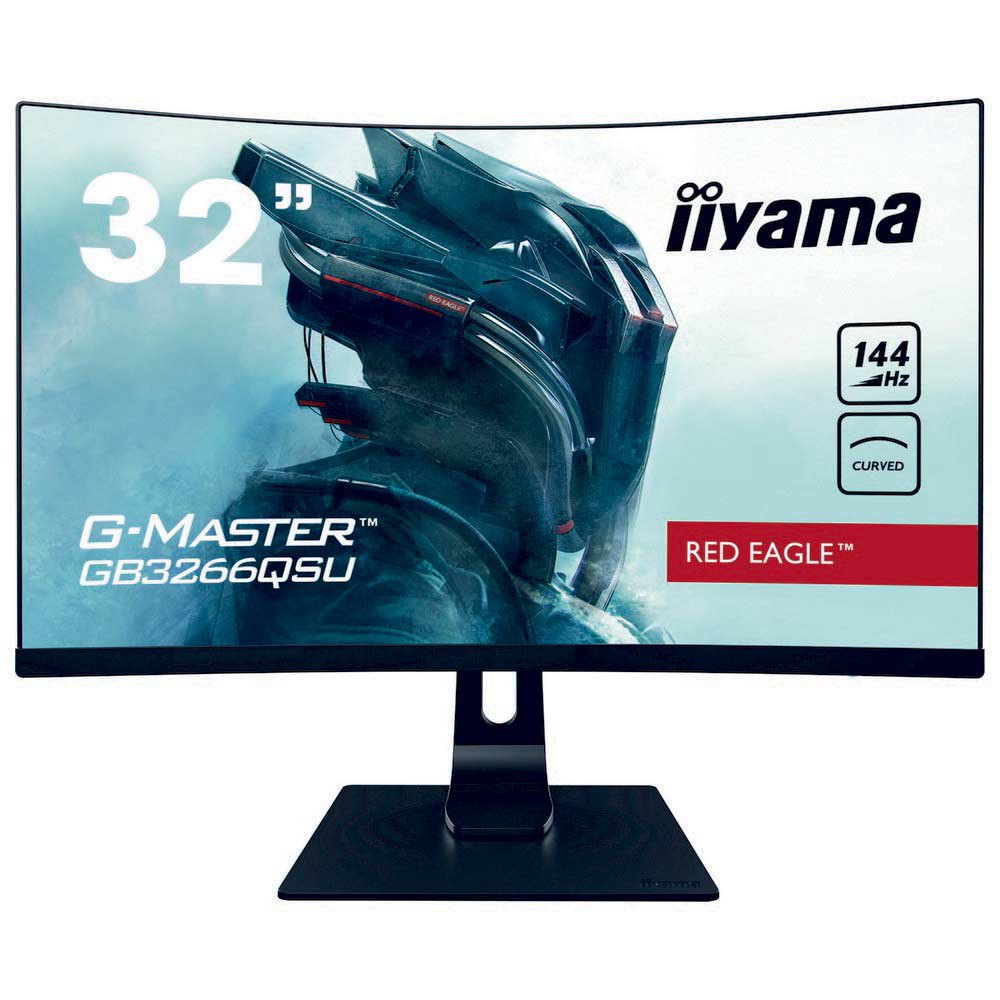 Iiyama Kaareva G-Master Red Eagle GB3266QSU-B1 32´´ WQHD LED 144 Hz Pelaaminen Monitori