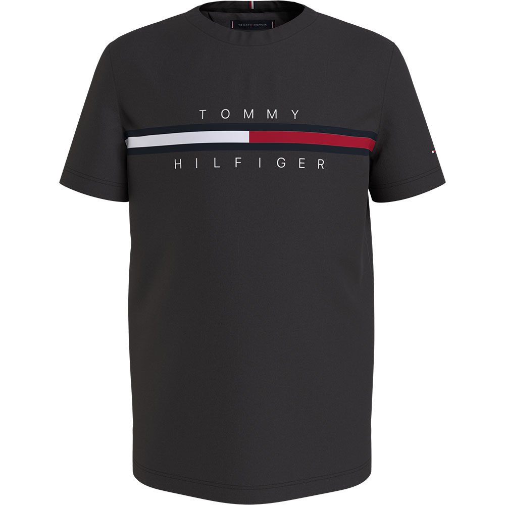 tommy-hilfiger-flag-rib-insert-t-shirt-med-korta-armar