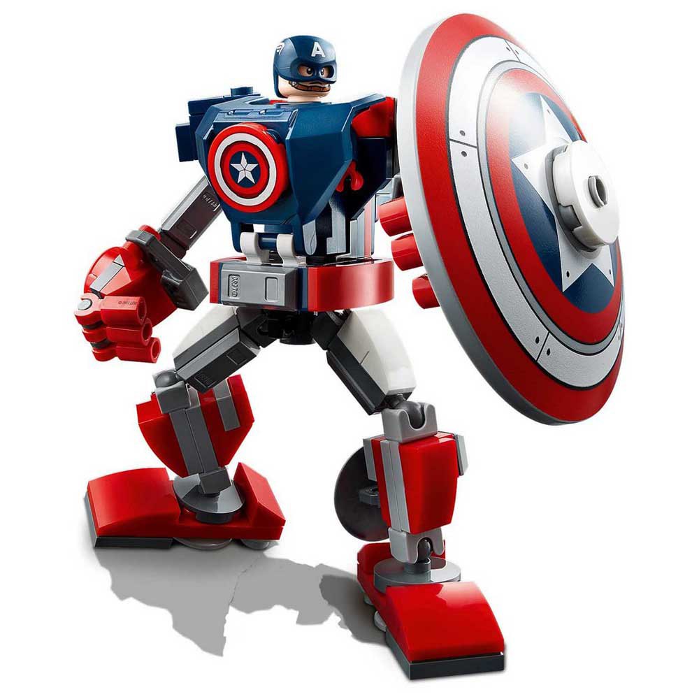 Lego Marvel Avengers Captain Amerca Mech Armor Construction Playset