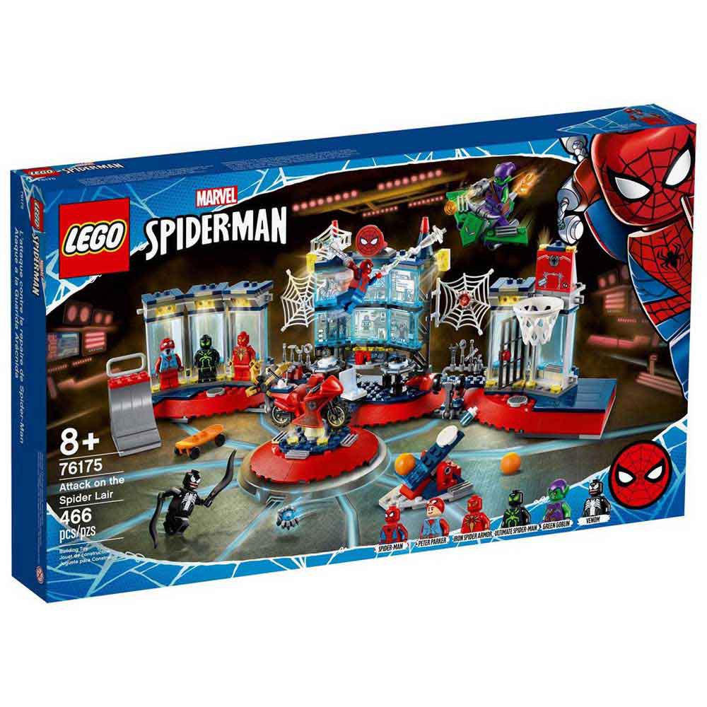 Lego Marvel Attack Spider Lair Construction Playset Multicolor| Kidinn