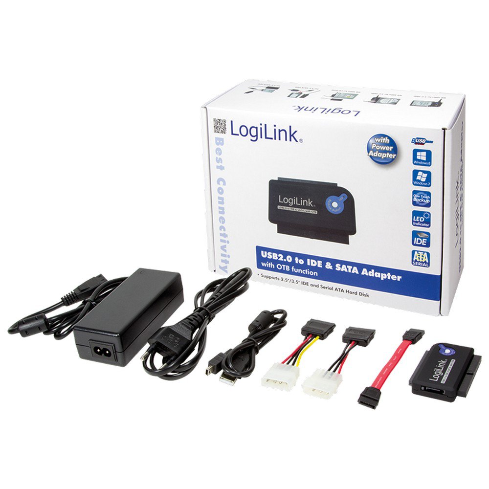 amplio sustracción Admisión Logilink Adaptador USB A SATA/IDE Negro | Techinn