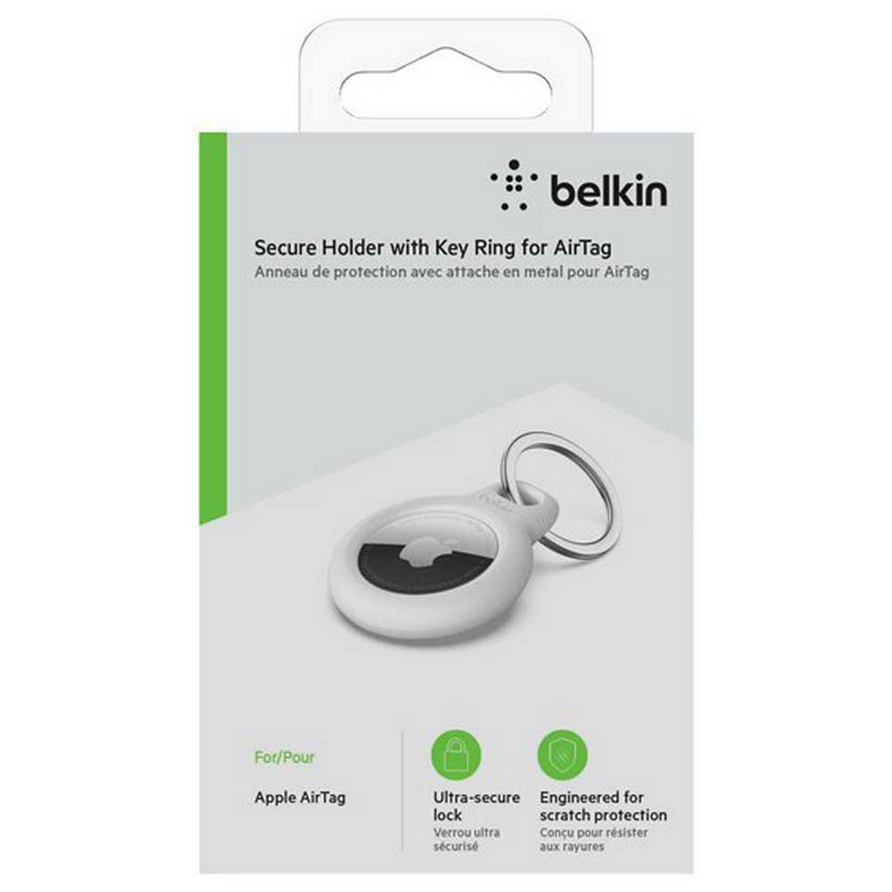 Belkin F8W973BTWHT Secure Holder Sleutelhanger Voor Airtag:
