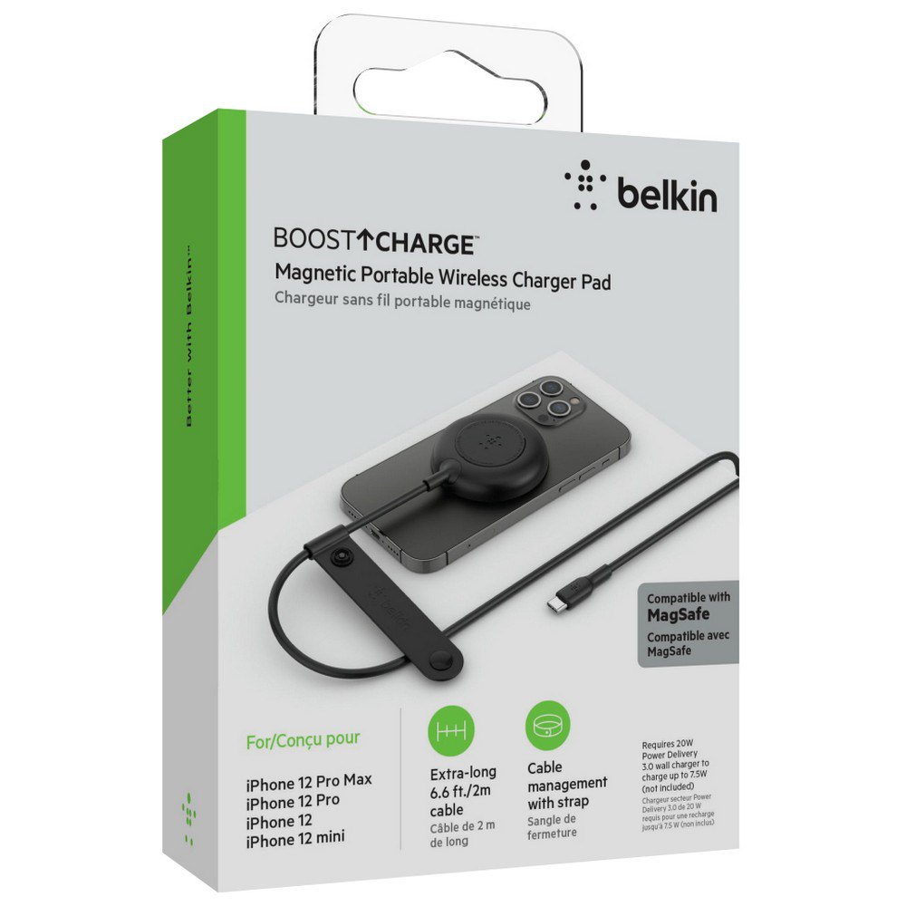 Belkin 磁気ワイヤレス充電器 WIA005BTBK Secure Holder