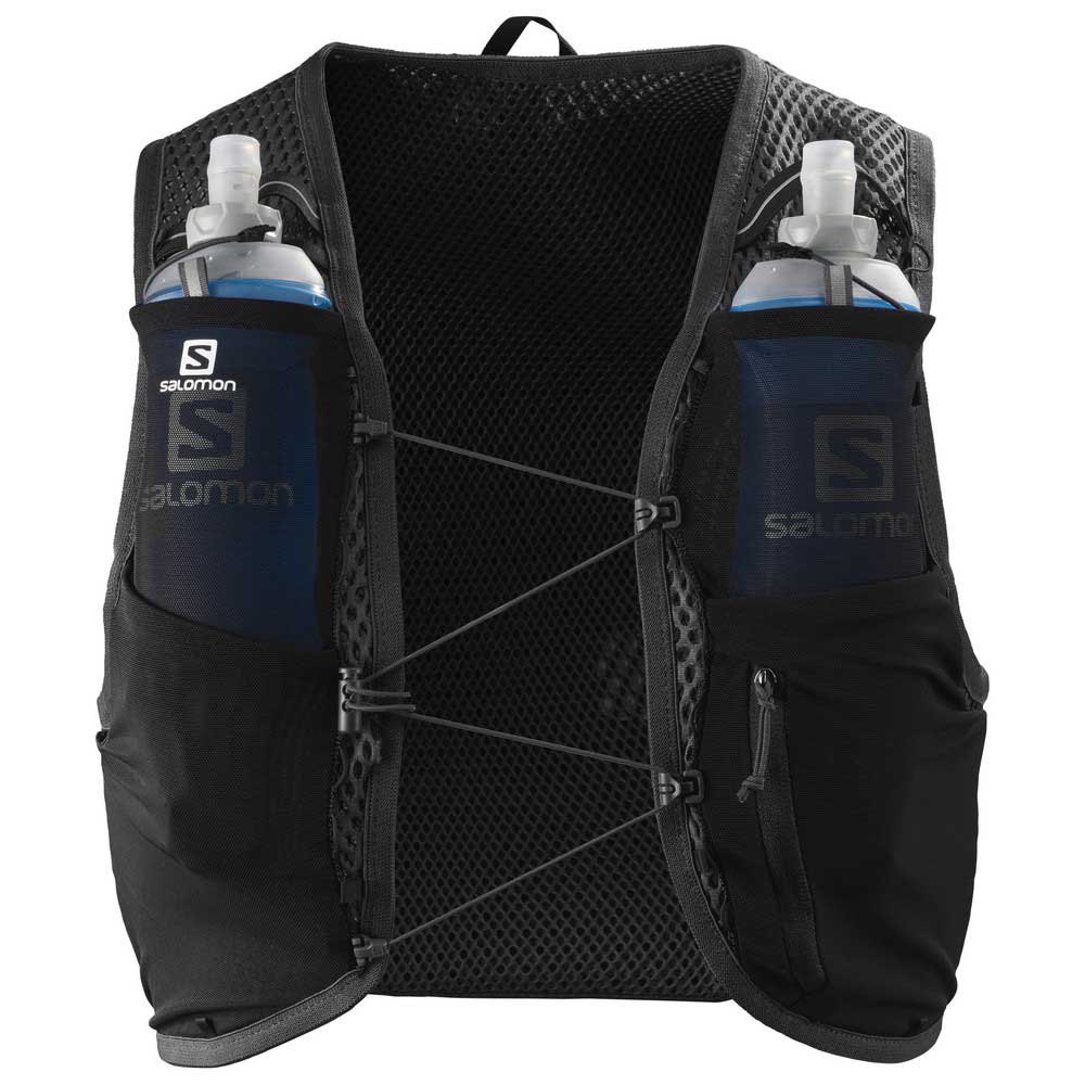 salomon-chaleco-active-skin-4-negro---2-soft-flask-hydration-backpack