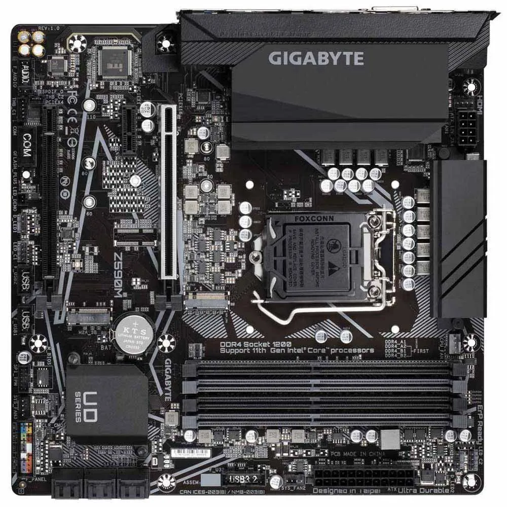 Gigabyte Z590M Motherboard Black Techinn