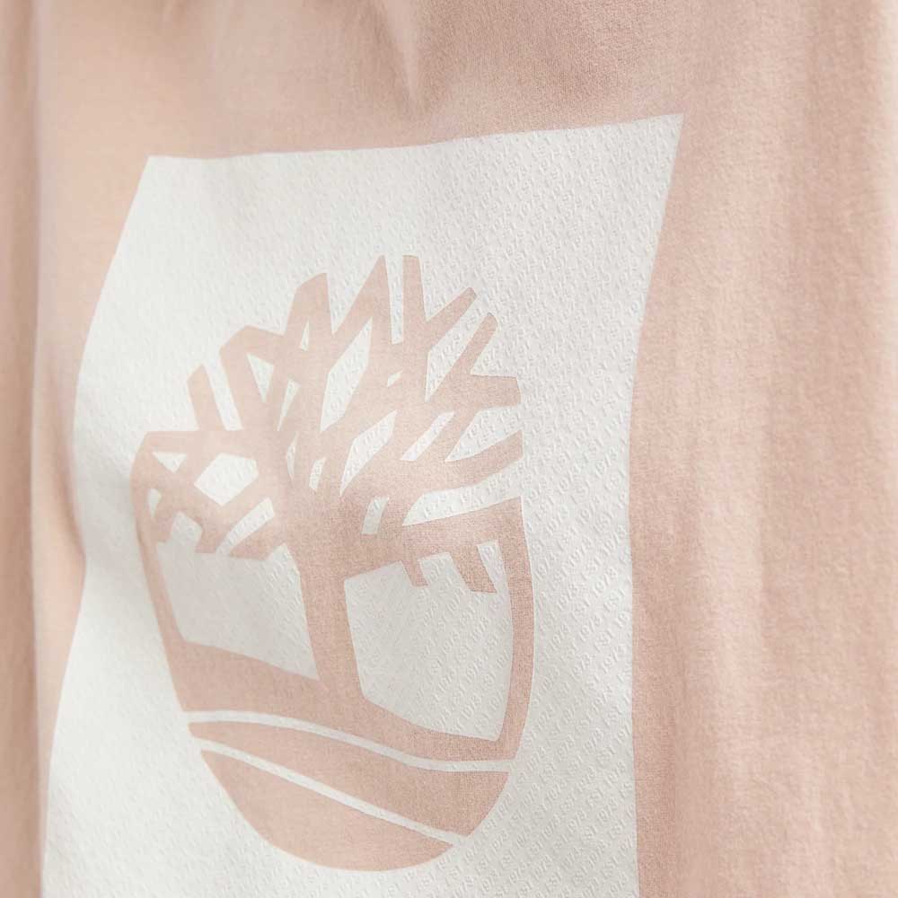 Timberland Cropped Logo Short Sleeve T-Shirt