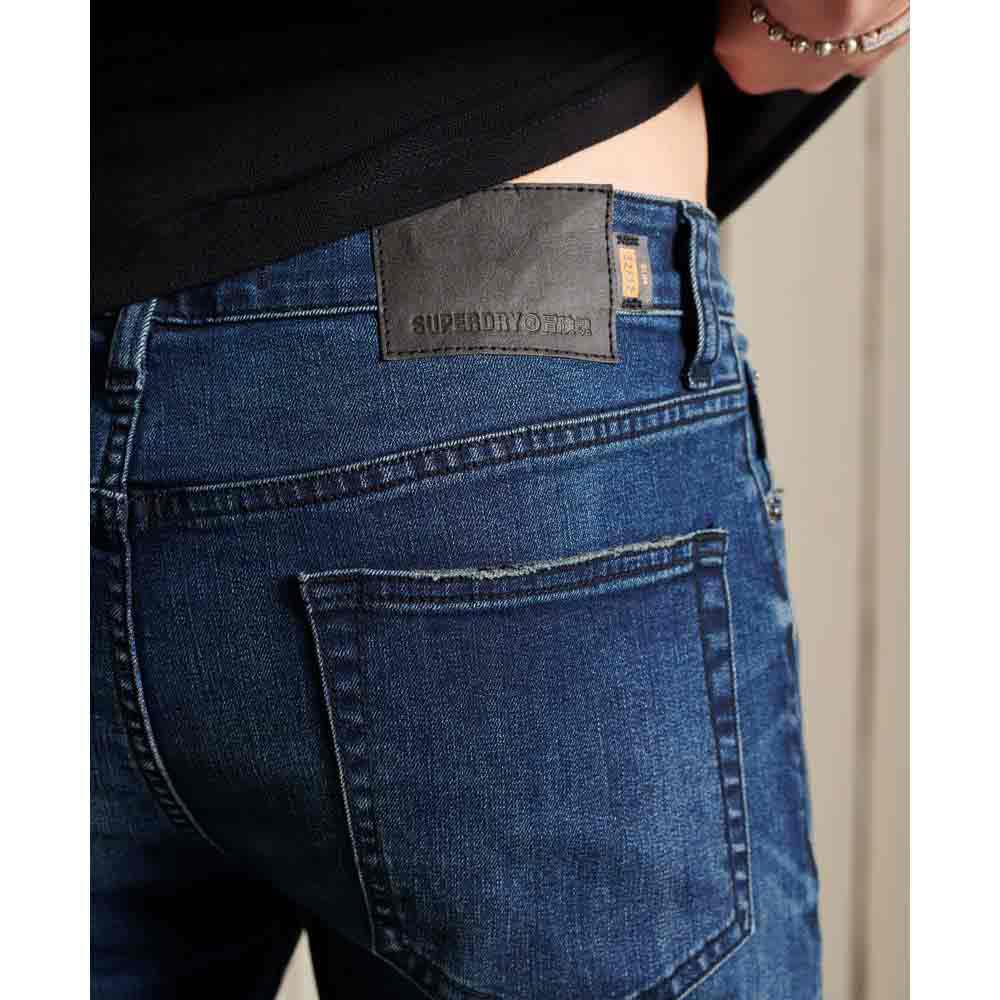 Superdry Denim Slim Jeans in het Blauw voor heren Heren Kleding voor voor Jeans voor Slim jeans Bespaar 23% 
