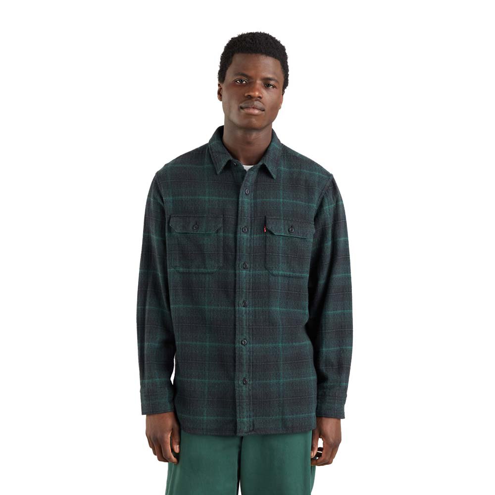 ondernemer verlies uzelf . Levi´s ® Classic Worker Long Sleeve Shirt Green | Dressinn