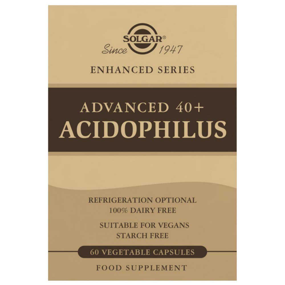 Solgar Avançado Mais De 40 Acidophilus 60 Unidades