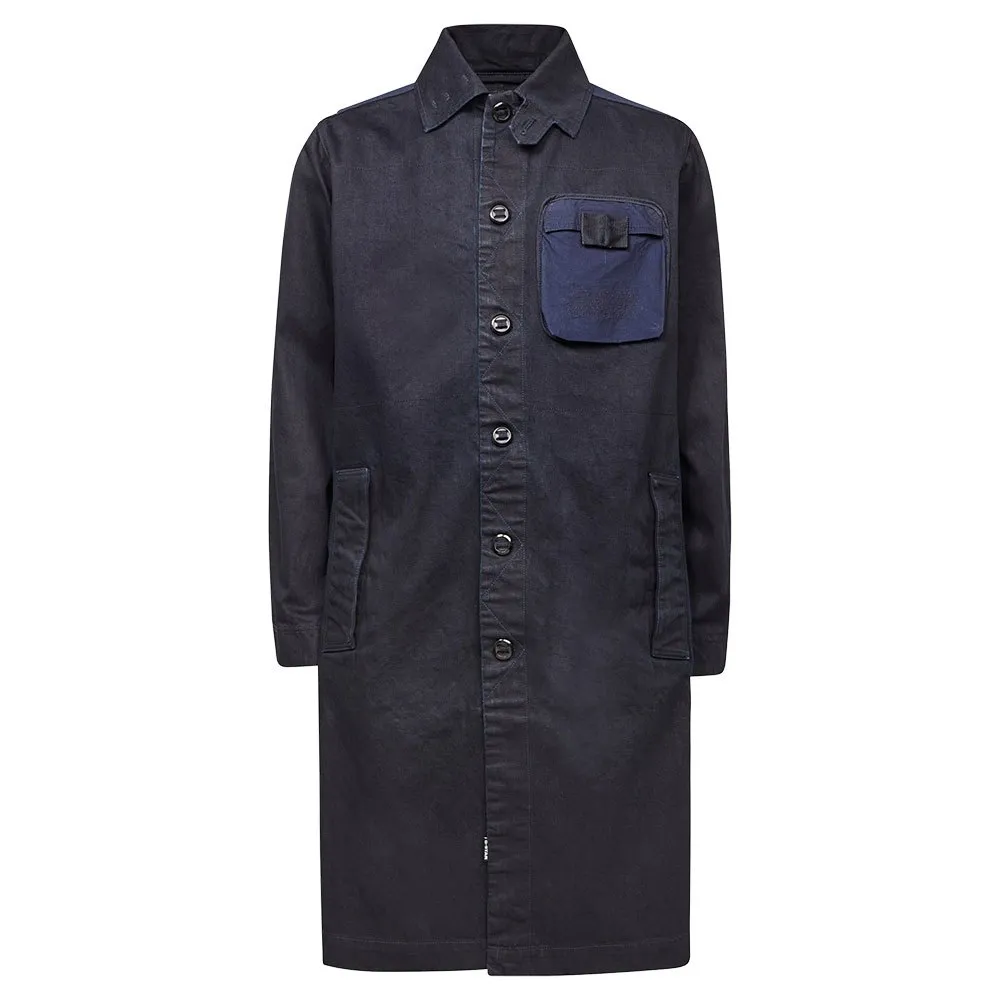 G-Star E Npp Denim Trench denim jacket Black | Dressinn