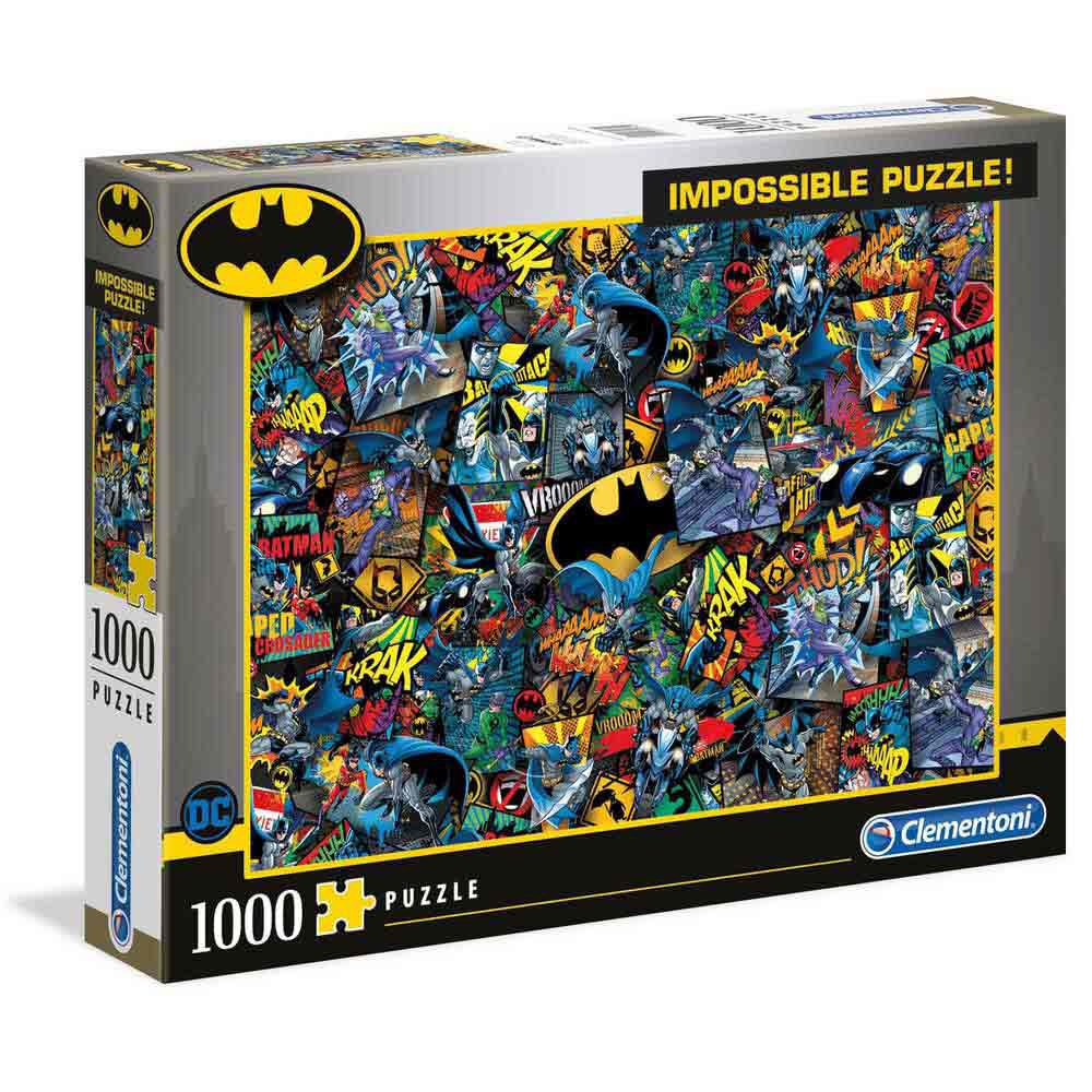 1000 PIECES-Multicolore-Âges 10 ans Clementoni BATMAN POSTER Puzzle 
