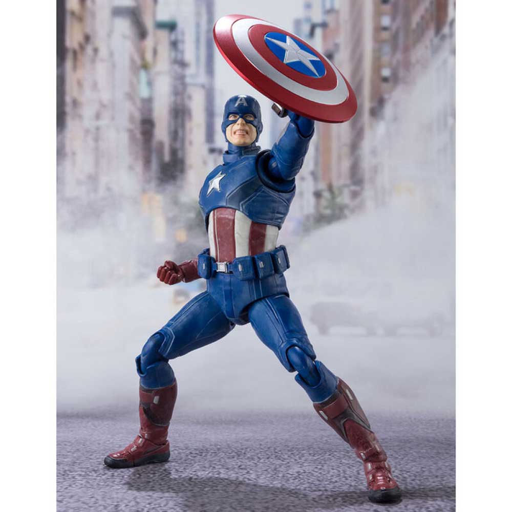 Marvel Figura s Los Vengadores Capitán América 15 cm