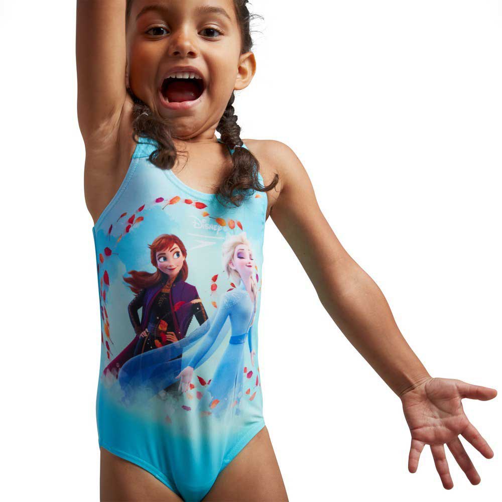 Speedo Disney Frozen 2 Digital Placement Costume da Bagno da Bambina 