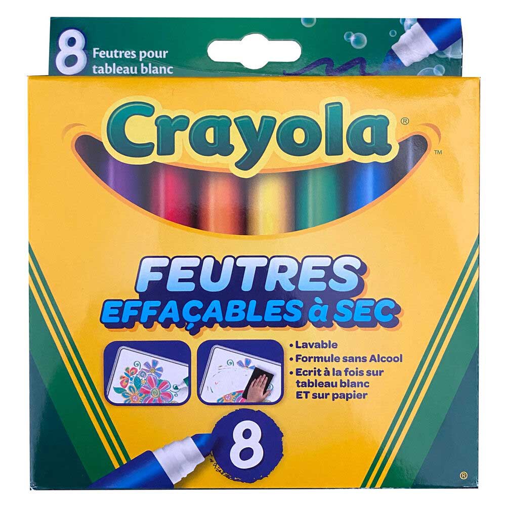 8 Pennarelli Per Lavagna Bianca Crayola 11278 Merchandising Crayola 