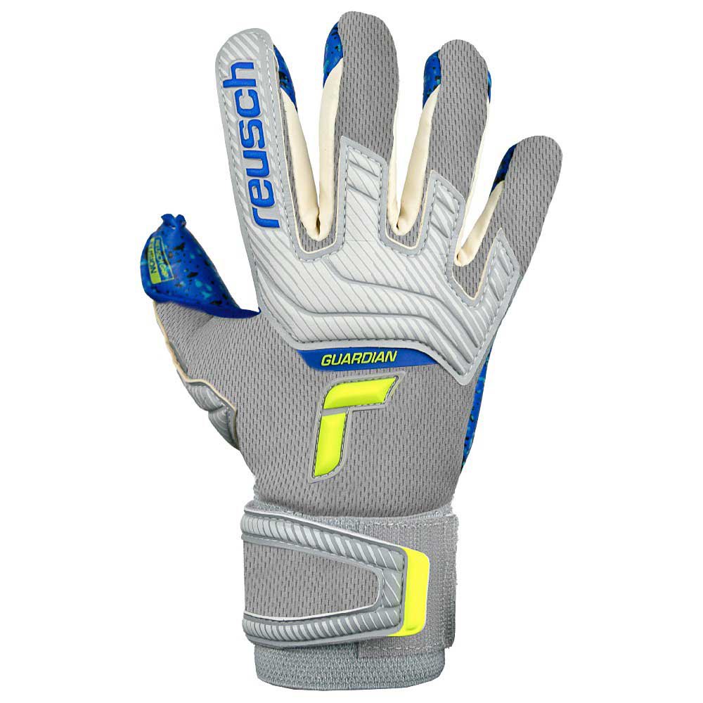 Reusch Attrakt Fusion Guardian Goalkeeper Gloves Junior Grey| Goalinn
