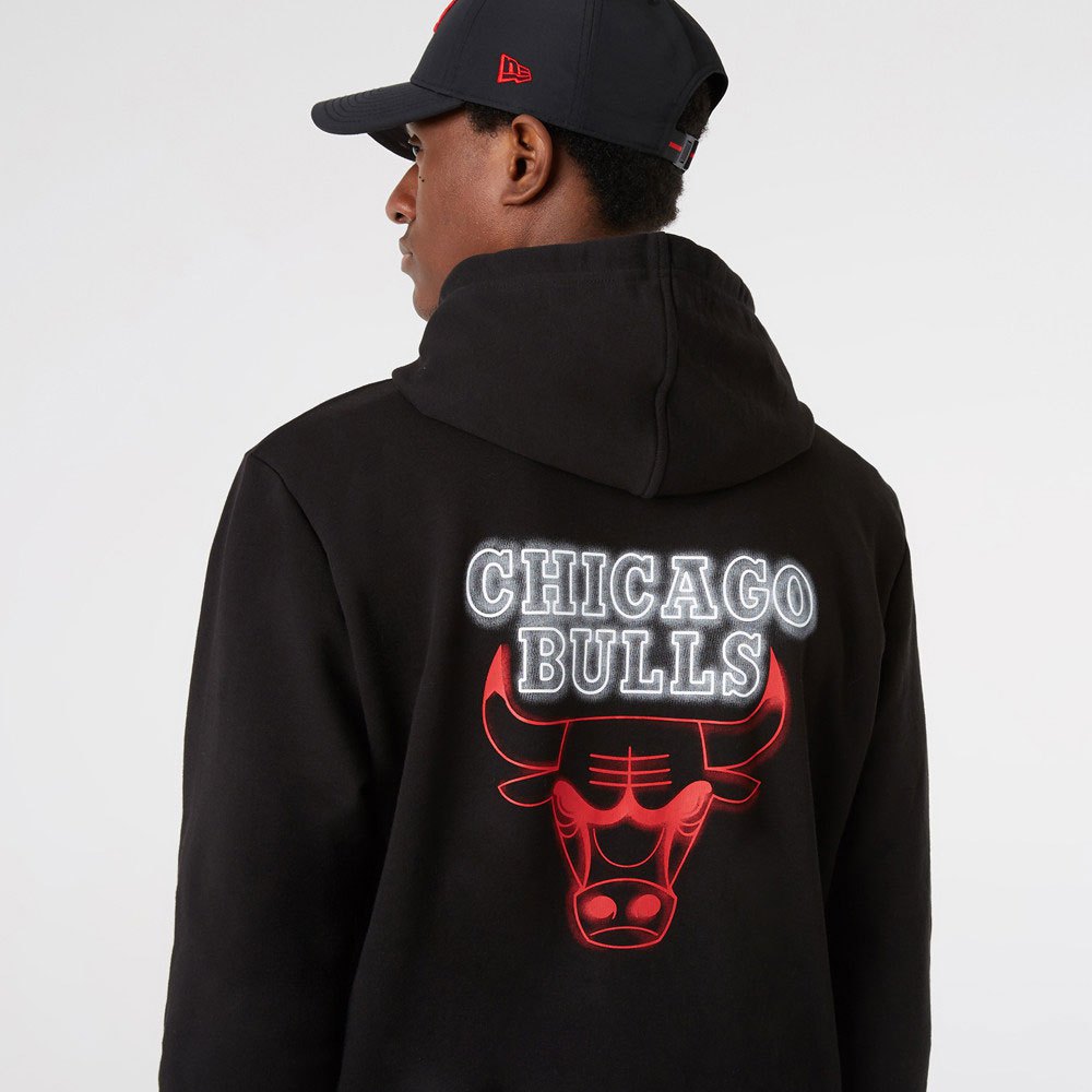 New Sudadera Capucha NBA Neon Chicago Bulls Dressinn