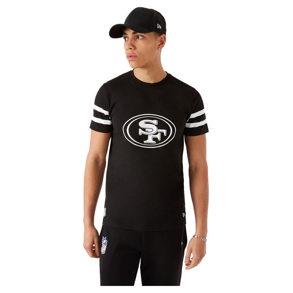 New era NFL Jersey Inspired San Francisco 49ers Short Sleeve T-Shirt Black