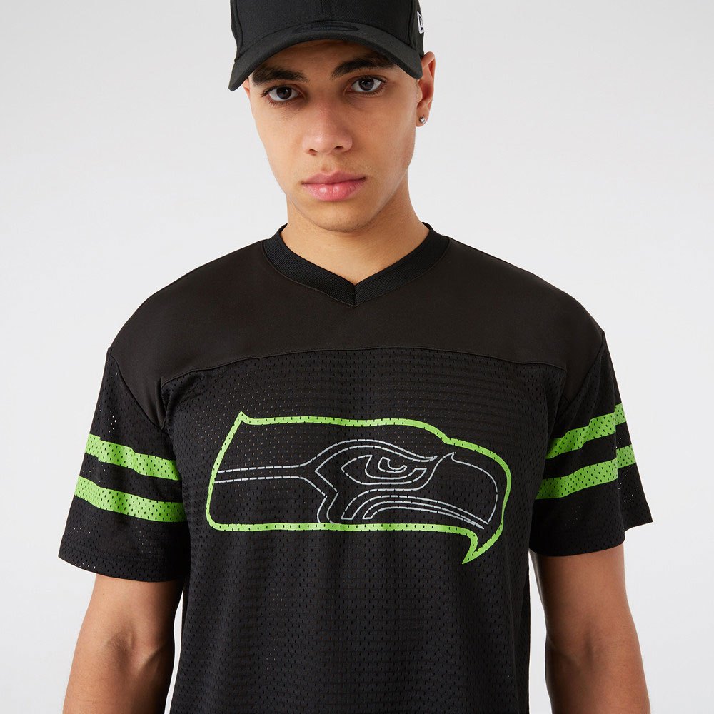 New era Kortermet T-skjorte NFL Outline Logo Oversized Seattle Seahawks