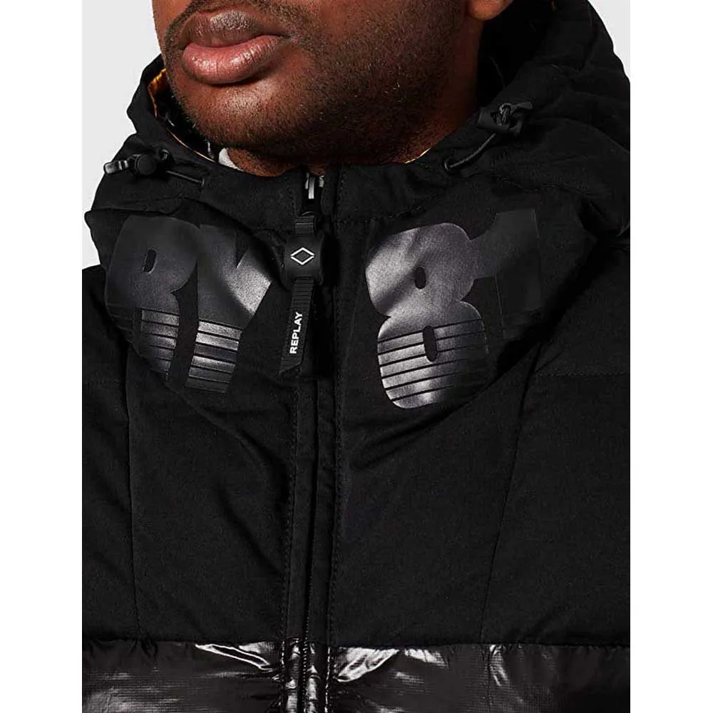Replay M8183.000.84174 jacket Black | Dressinn ナマステ 様専用
