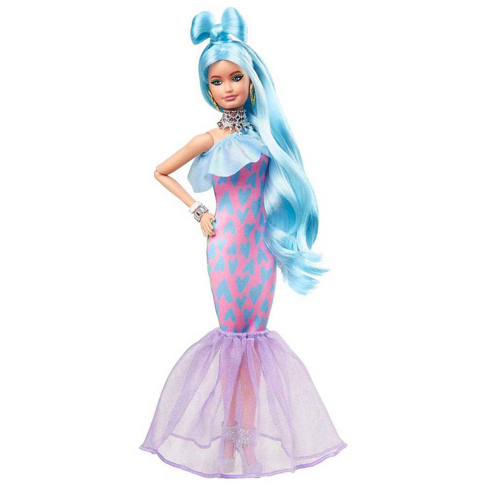 Barbie Extra Deluxe Gearticuleerd Met Blauw Haar En 30 Uiterlijk Met Kleren